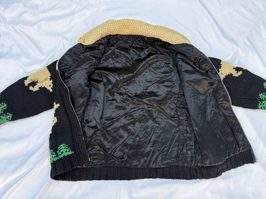 カウチンセーター　ビンテージ　古着　サイズL相当