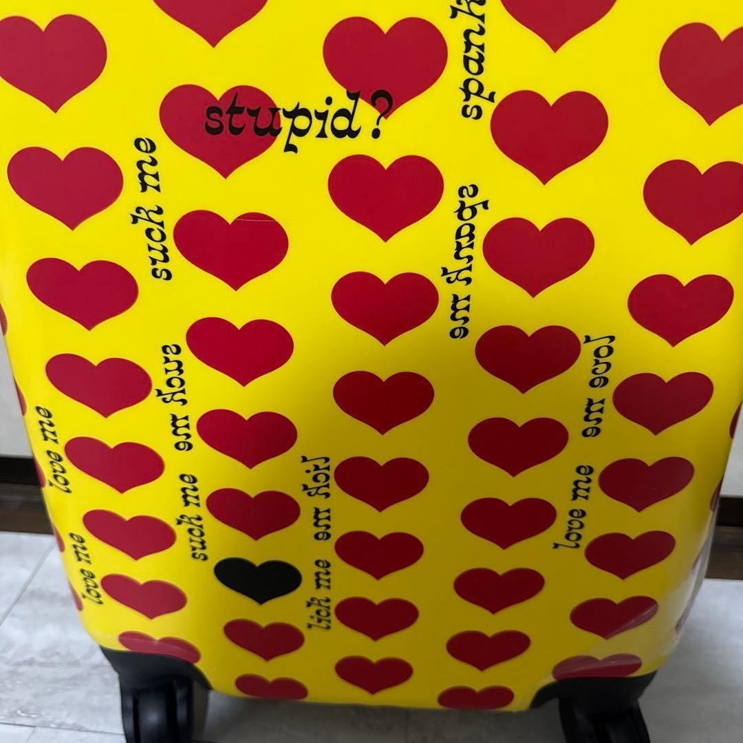 新品 hide イエローハート キャリーケース TRAVEL JETS