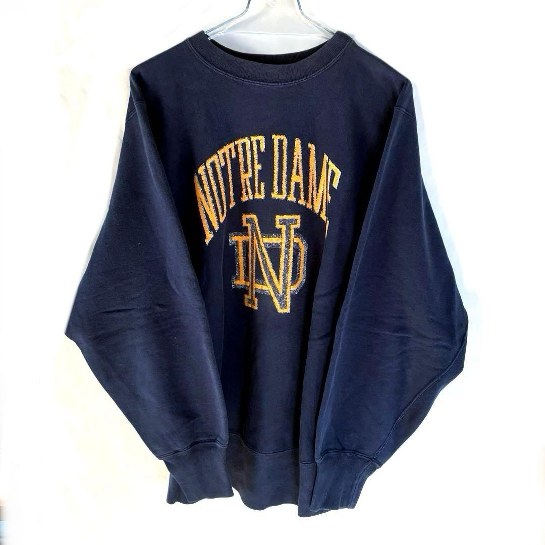 ま*る様 80’sUSA製 Champion リバースウィーブ L 紺