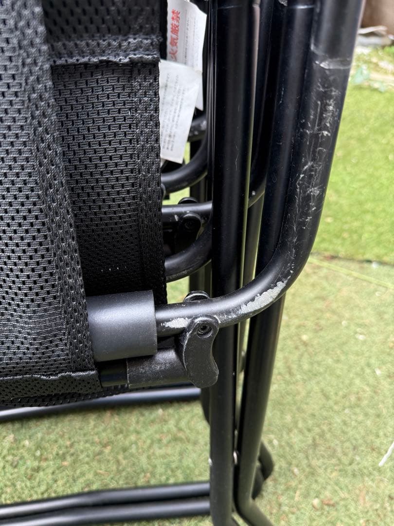 廃盤  peak FDチェア ブラック 4脚セット 希少