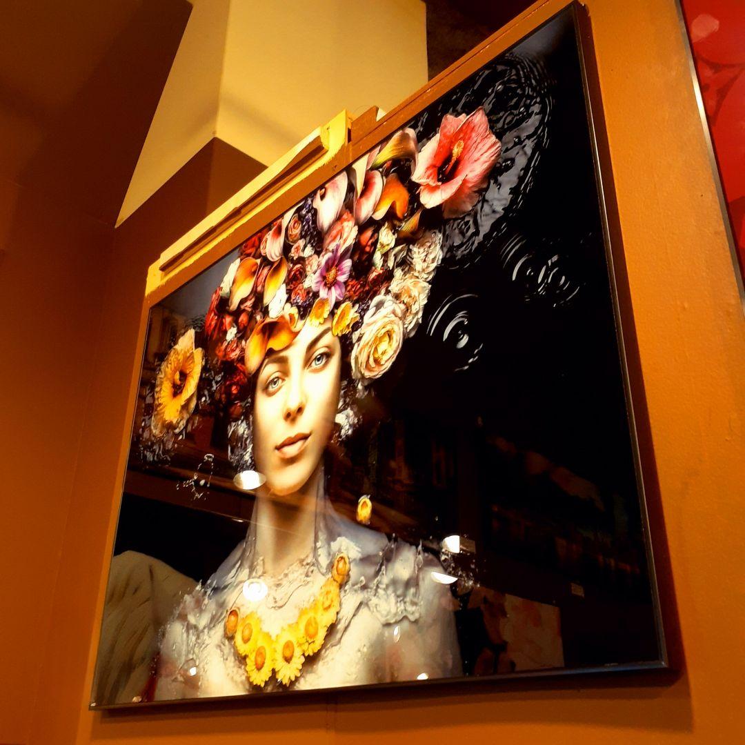 輸入雑貨　特殊強化ガラス仕様　アートパネル