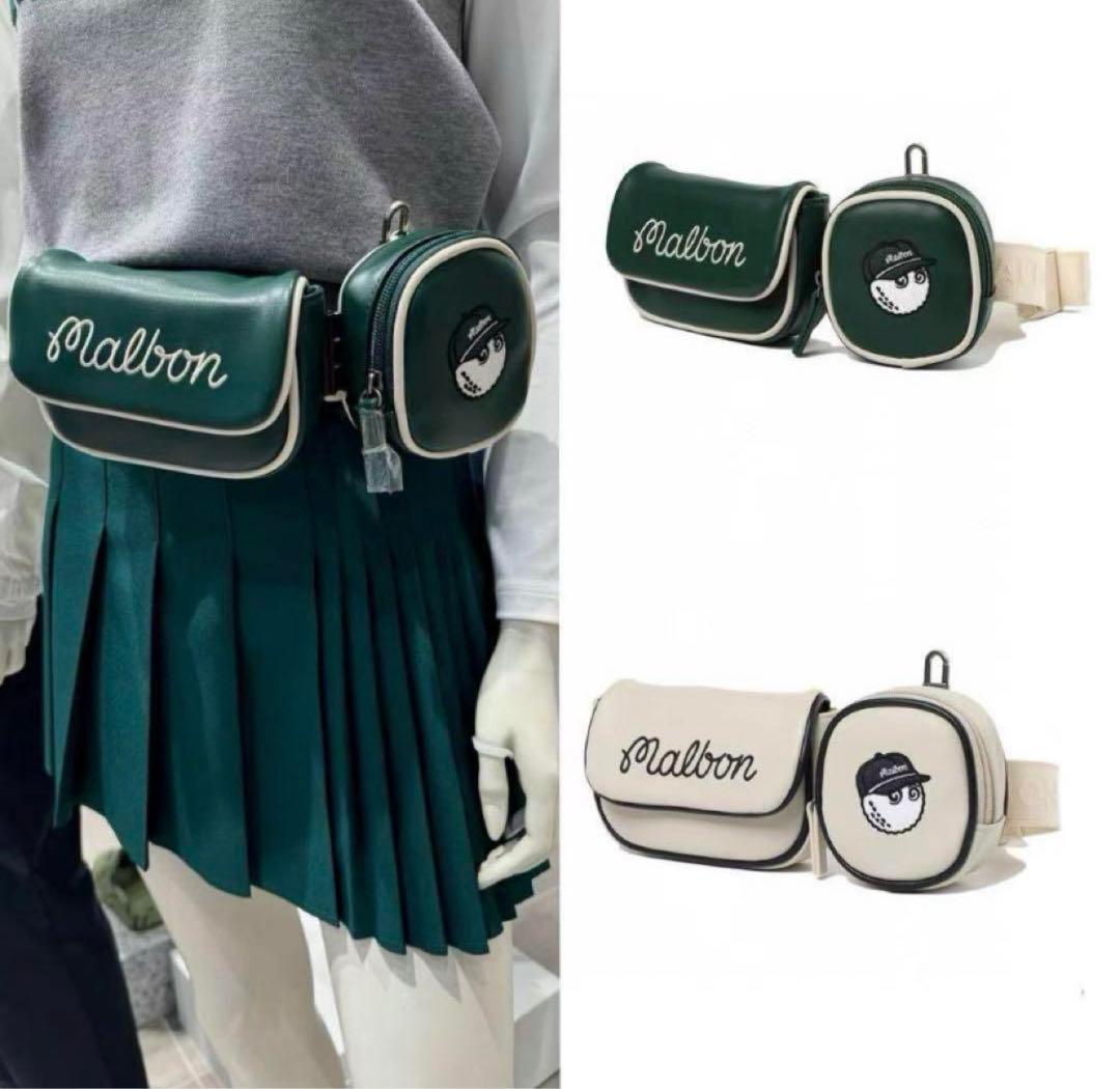 MALBONマルボンゴルフ ウエストポーチ ウェストバッグ 緑