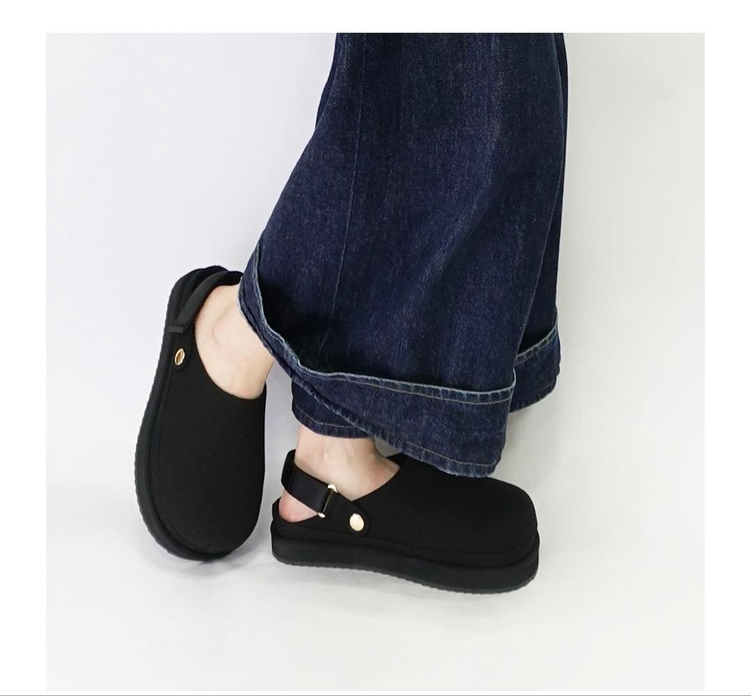 Racbaki クロッグシューズ シングルベルト スムース 姿勢矯正靴