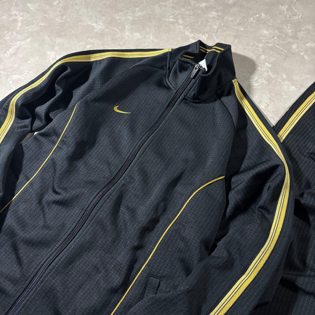 00s OLD NIKE セットアップ 黒金 y2k トラックジャケット
