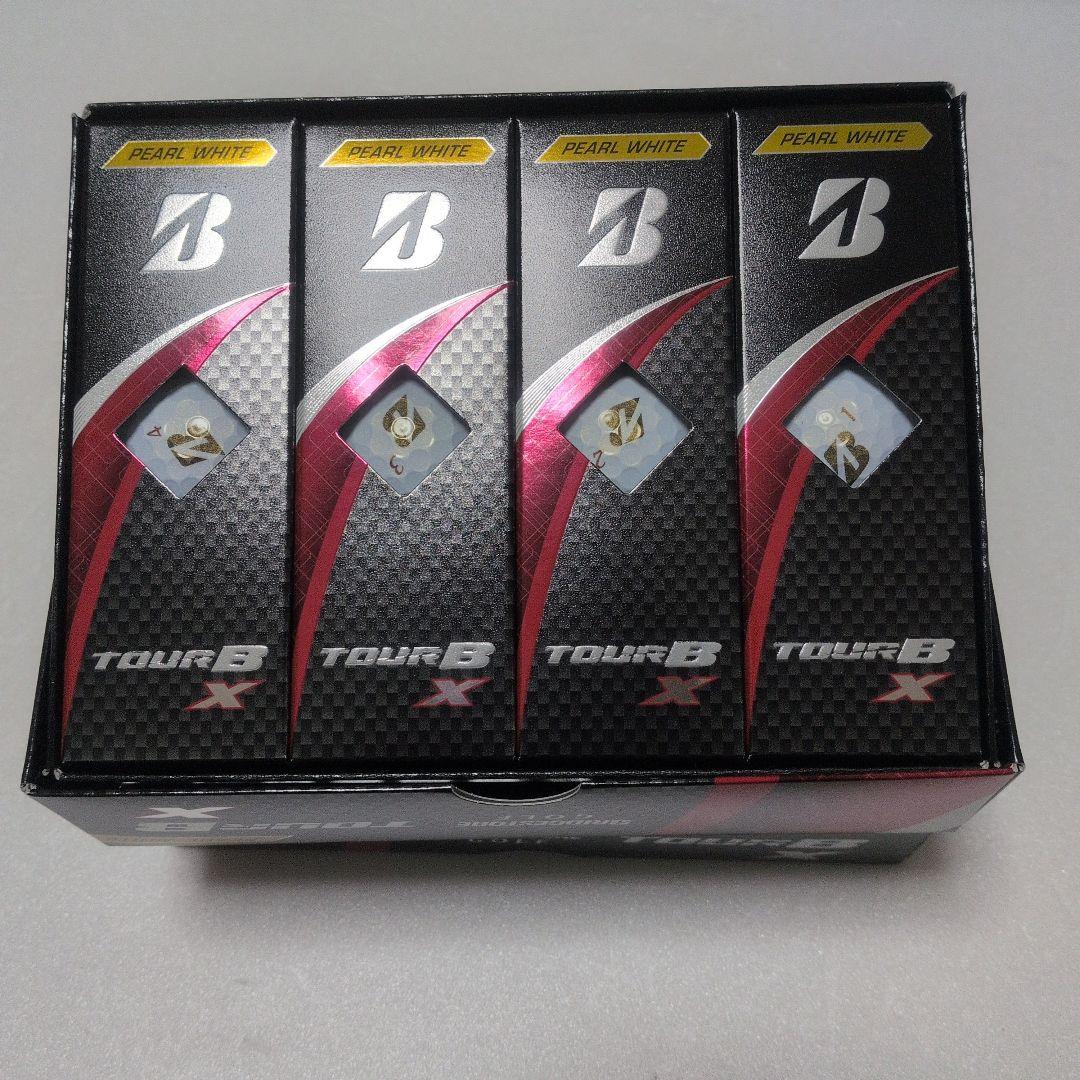 ☆新品☆ブリヂストン TOUR B X ゴルフボール パールホワイト 2ダース