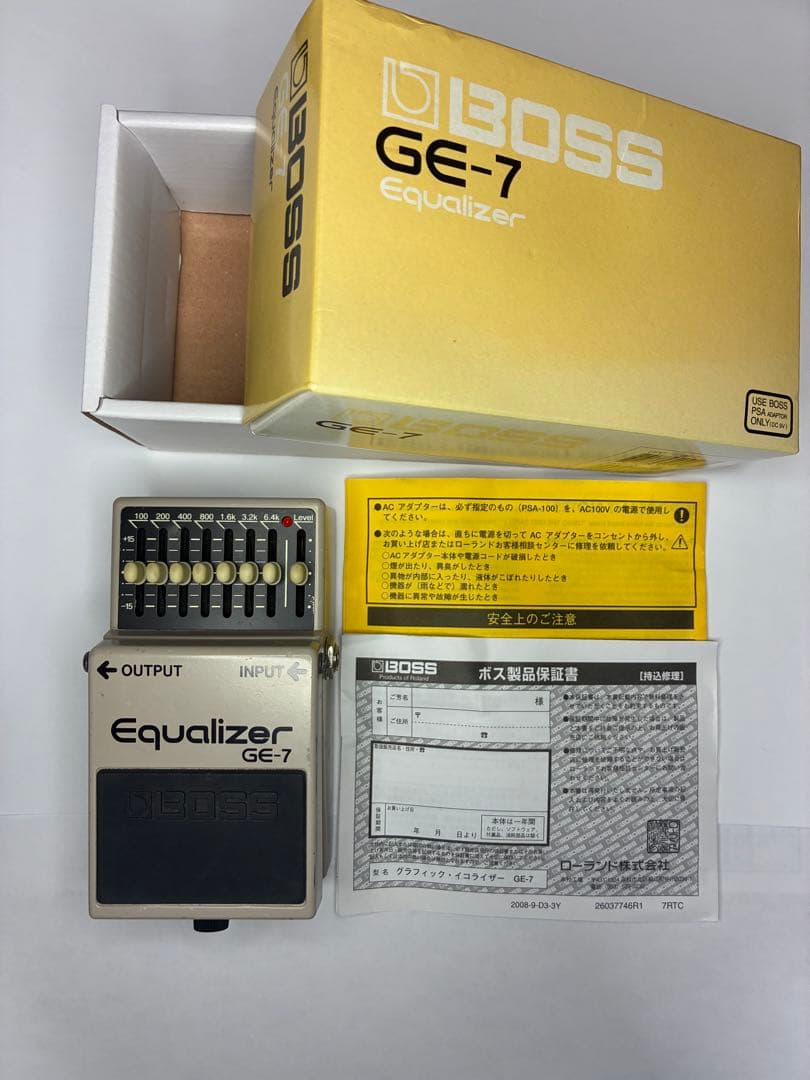 【箱付】BOSS GE-7 Equalizer ボス イコライザー