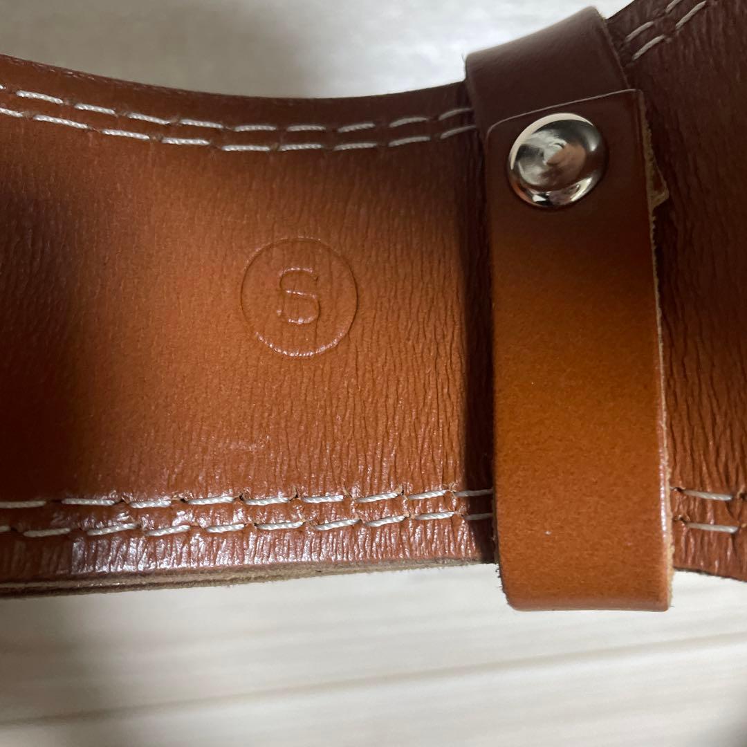 GOLD’S GYM ゴールドジム プロレザーベルト【Sサイズ】