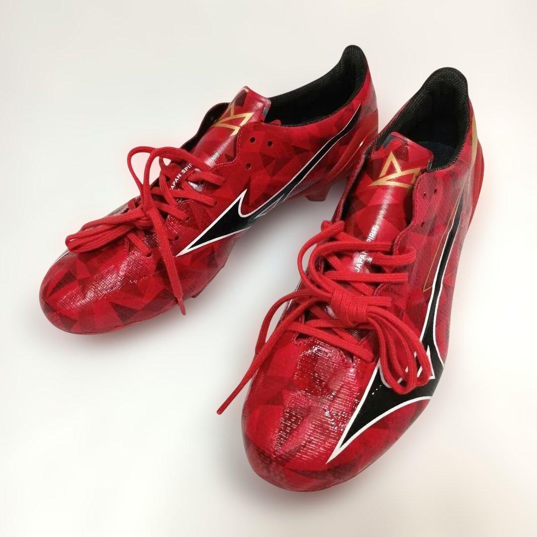 【新品】 ミズノ アルファ2 ジャパン 26.5cm ルビーレッド × ブラック