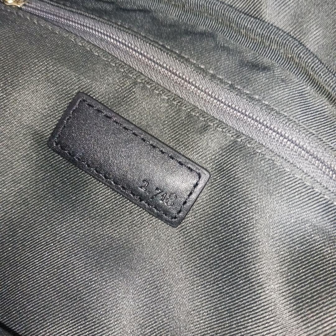 【極美品】BEARDSLEY ビアズリー 2.718牛革クロスボディバッグ 黒色