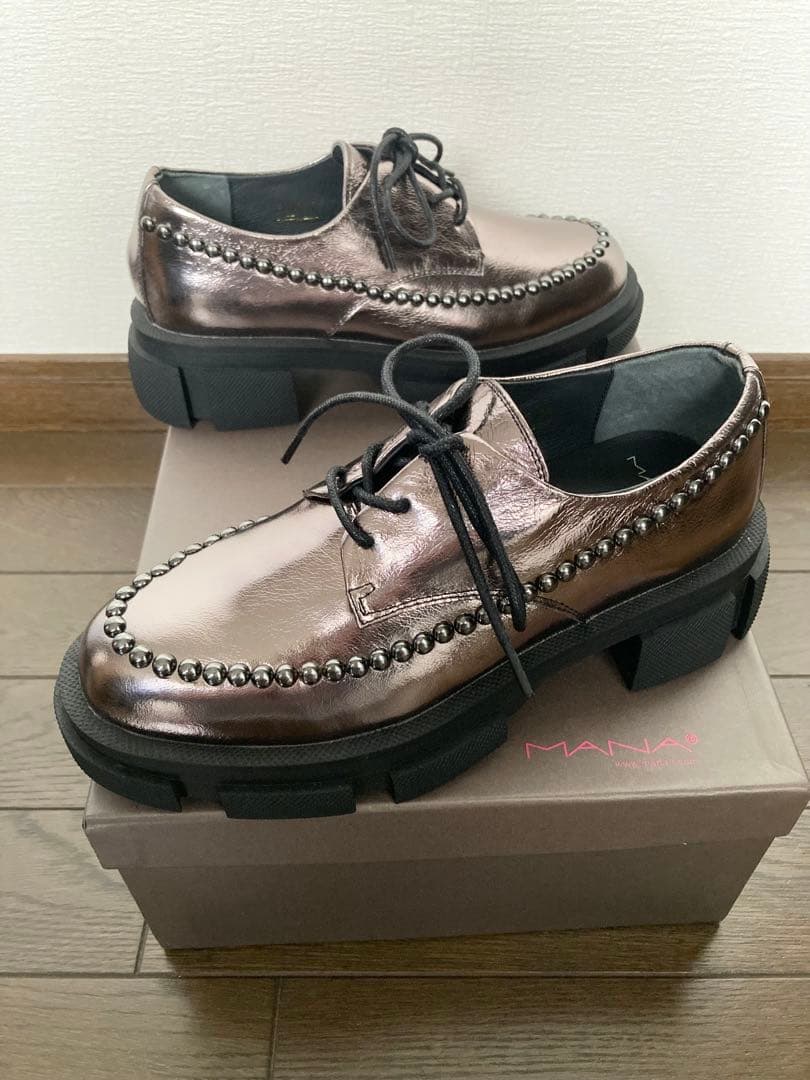 ☆keichana51様☆MANA スタッズ・レースアップシューズ　36