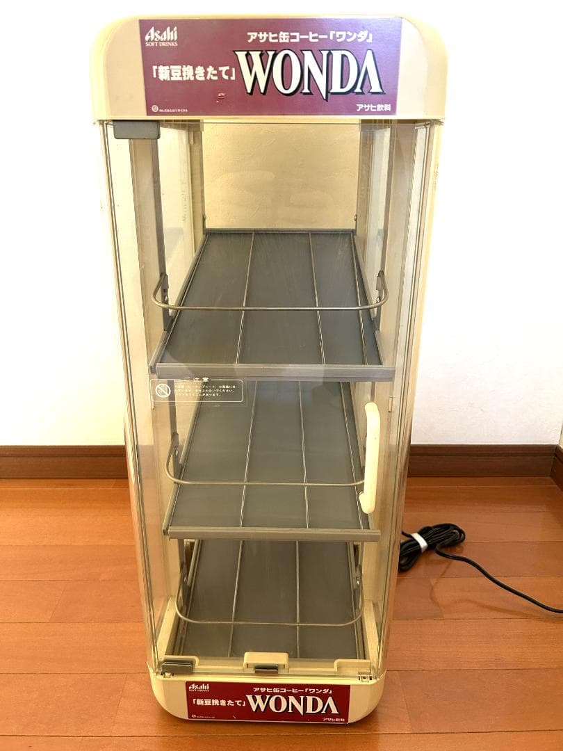 【缶ウォマー】アサヒ WONDA ショーケース 3段