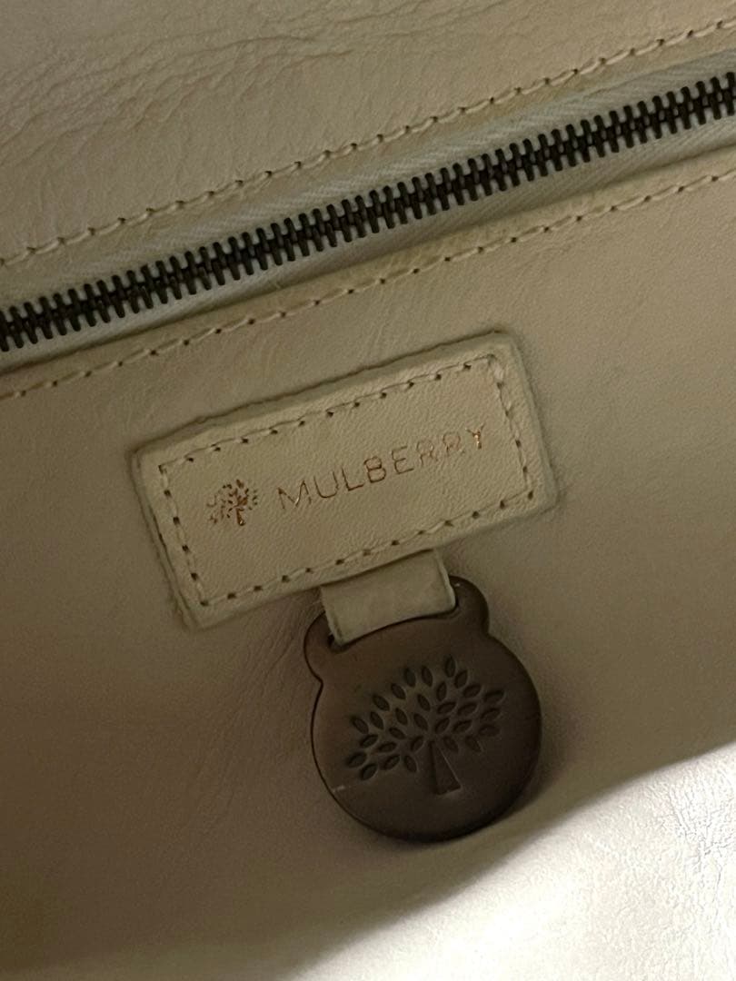 マルベリー　ロクサンヌ　ホワイト　MULBERRY