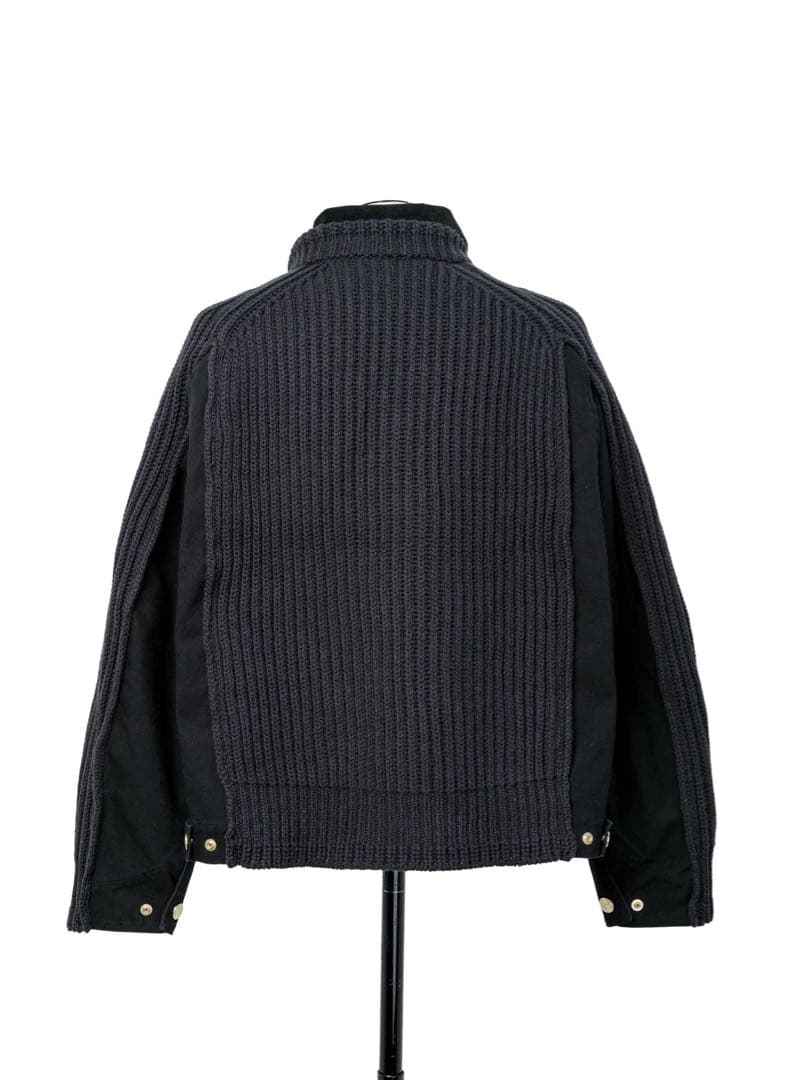 D*様 新品 sacai Carhartt Duck Wool Knit bla