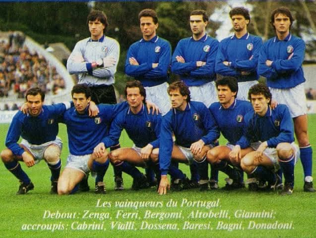 イタリア代表 86/89 ホーム ユニフォーム 長袖