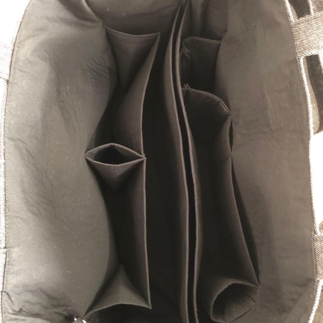 ひめ　トートバッグ　ハンドメイド 2個セット　①黒×AG②黒×S