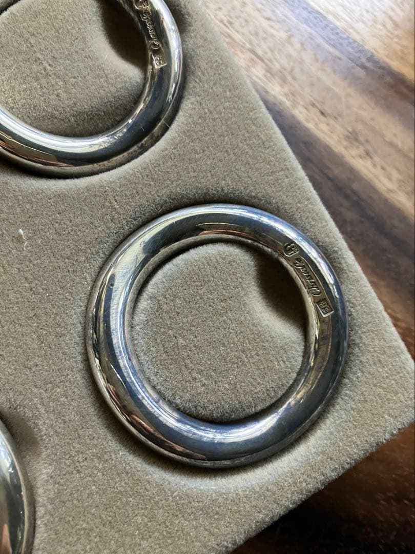 未使用◆CHRISTOFLE　クリストフル　ヴェルティゴ　箸置　４個セット