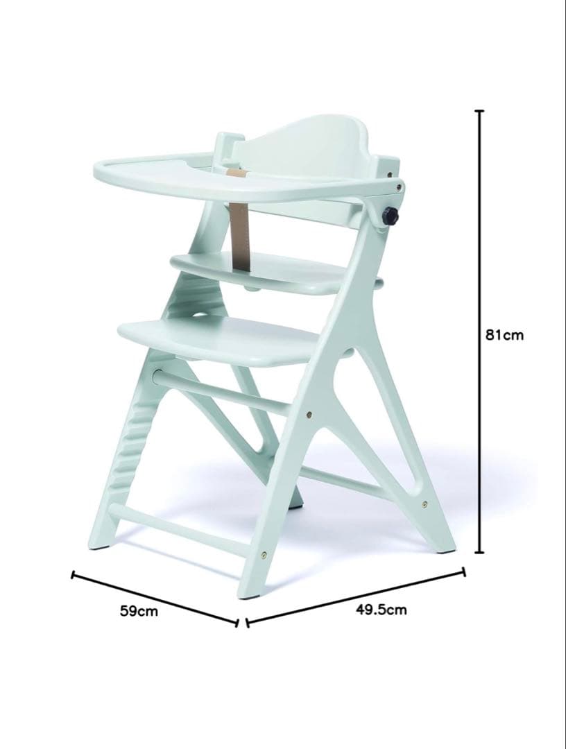 LOT:1885番号大和屋 アップルチェア ベビーチェア テーブルハーブグリーン