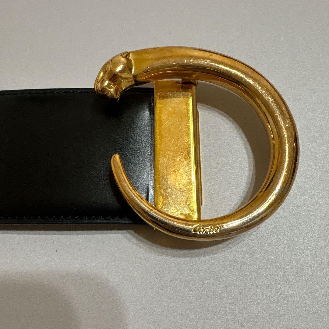 CARTIER カルティエ ベルト パンテール ゴールドフィニッシュバックル