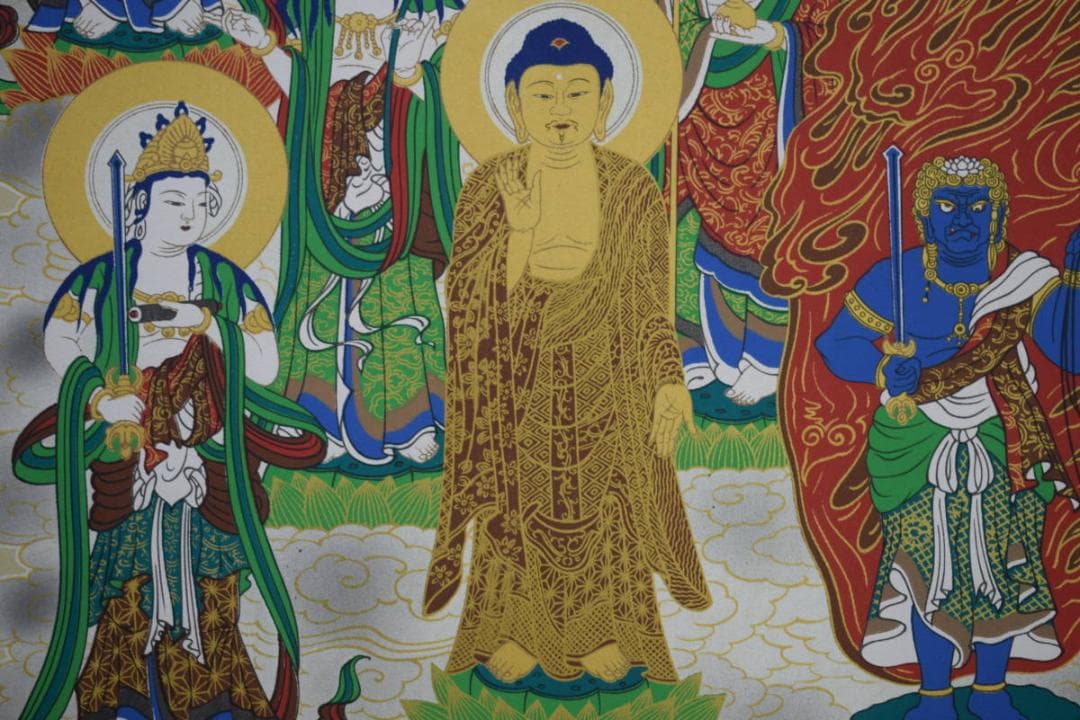 真作/出雲国十三仏霊場/布袋屋掛軸HF-480