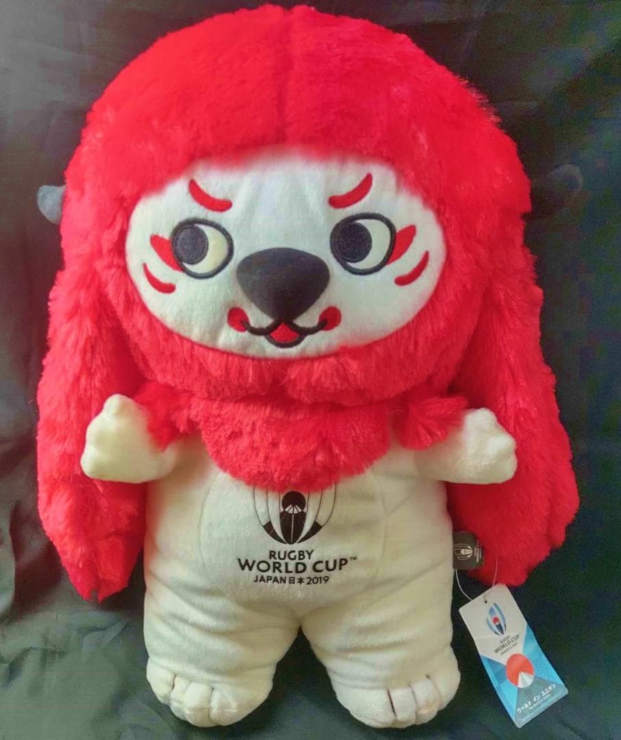 ★全2種 XL ラグビー ワールドカップ マスコット レンジー ぬいぐるみ/日本