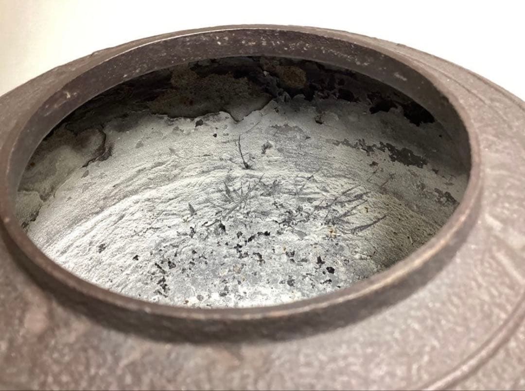 炉釜 万代屋 金森紹栄作 木箱入 茶道具 古物品