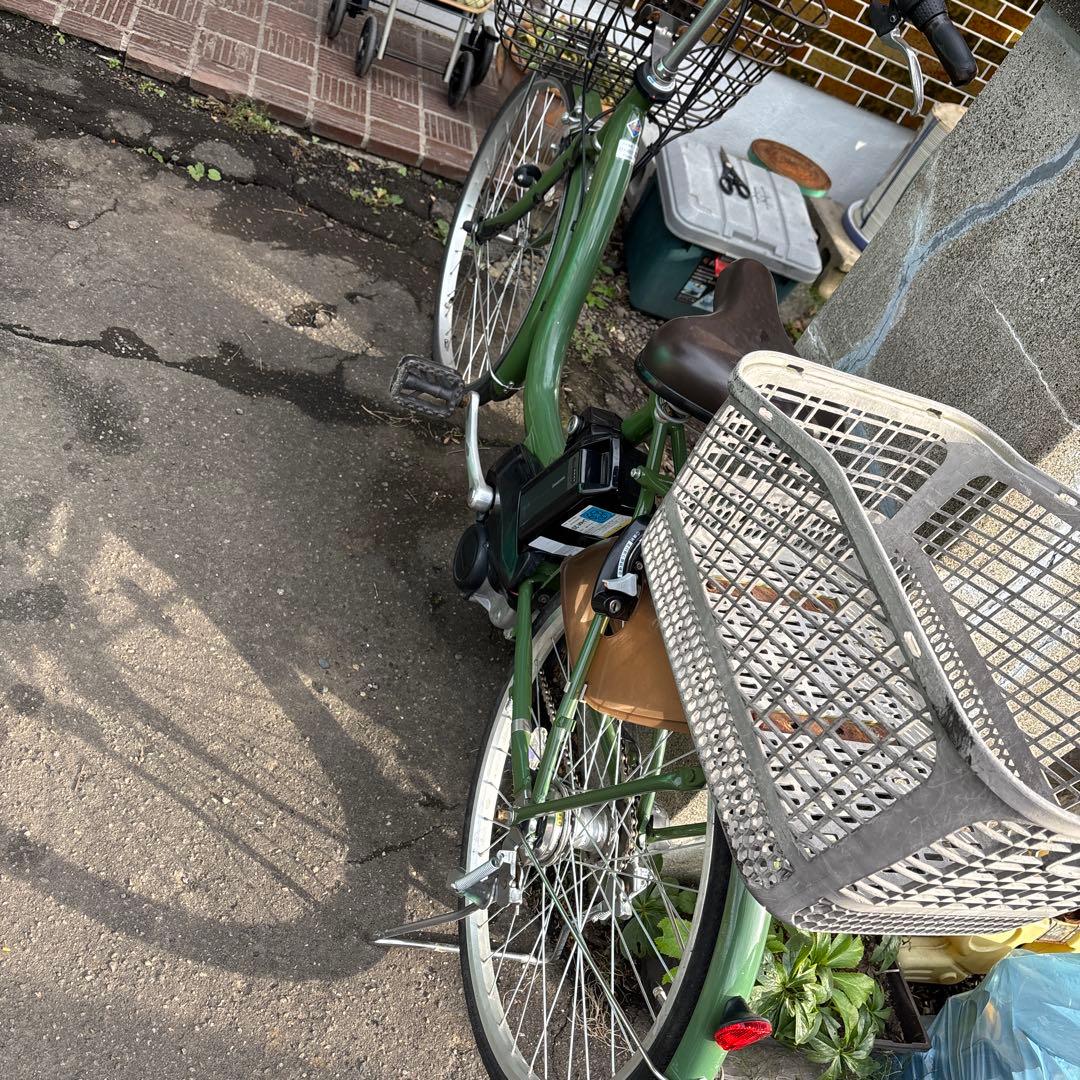 BRIDGESTONE 電動アシスト自転車 グリーン　配送不可