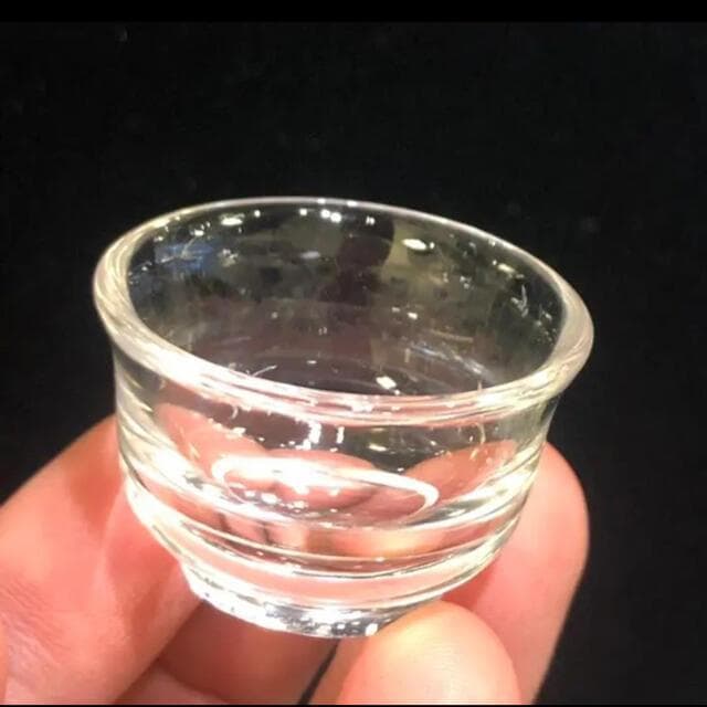 天然本水晶お猪口　盃　水晶盃　40mm 水晶ぐい呑み