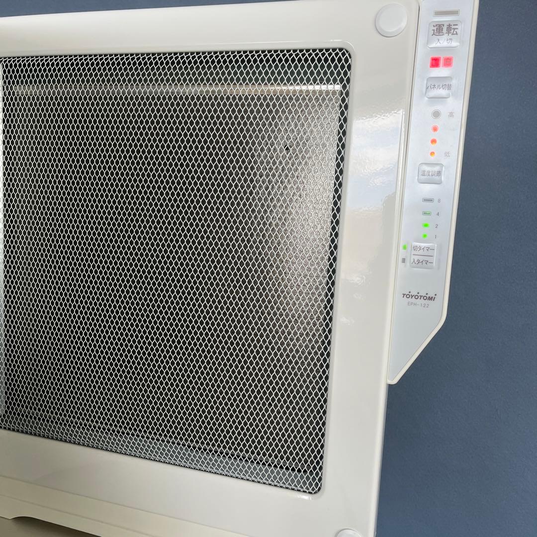美品 トヨトミ 遠赤外線 パネルヒーター DeuxR POELE EPH-122