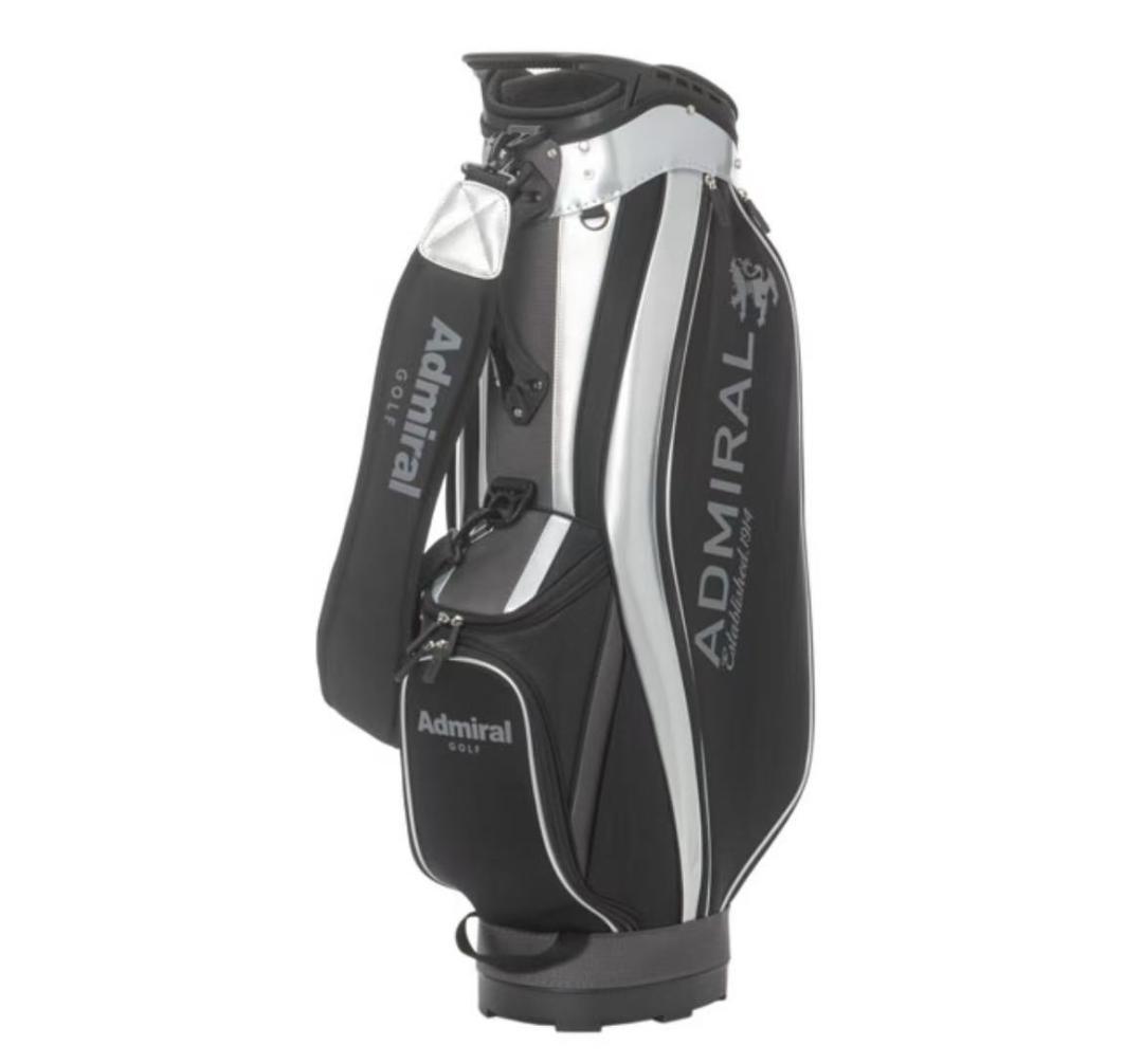 Admiral キャディバッグ ブラック/シルバー
