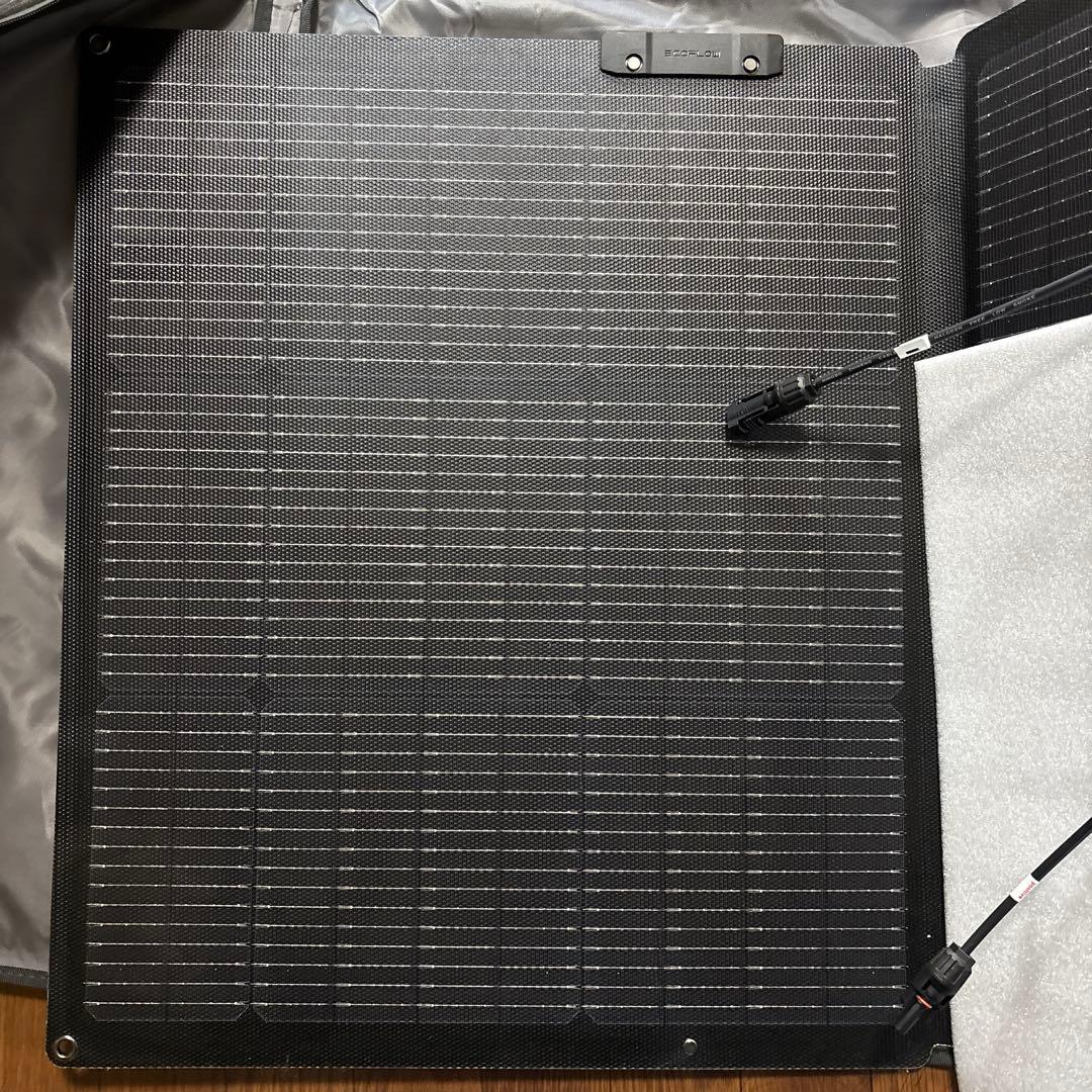 ECOFLOW 160W ポータブルソーラーパネル　1回使用のみ　美品　2025