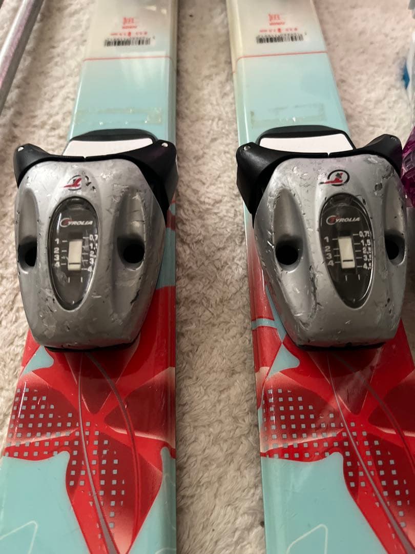 ロシニョール　Rossignol スキーセット ホワイト/ブルー　140 キッズ