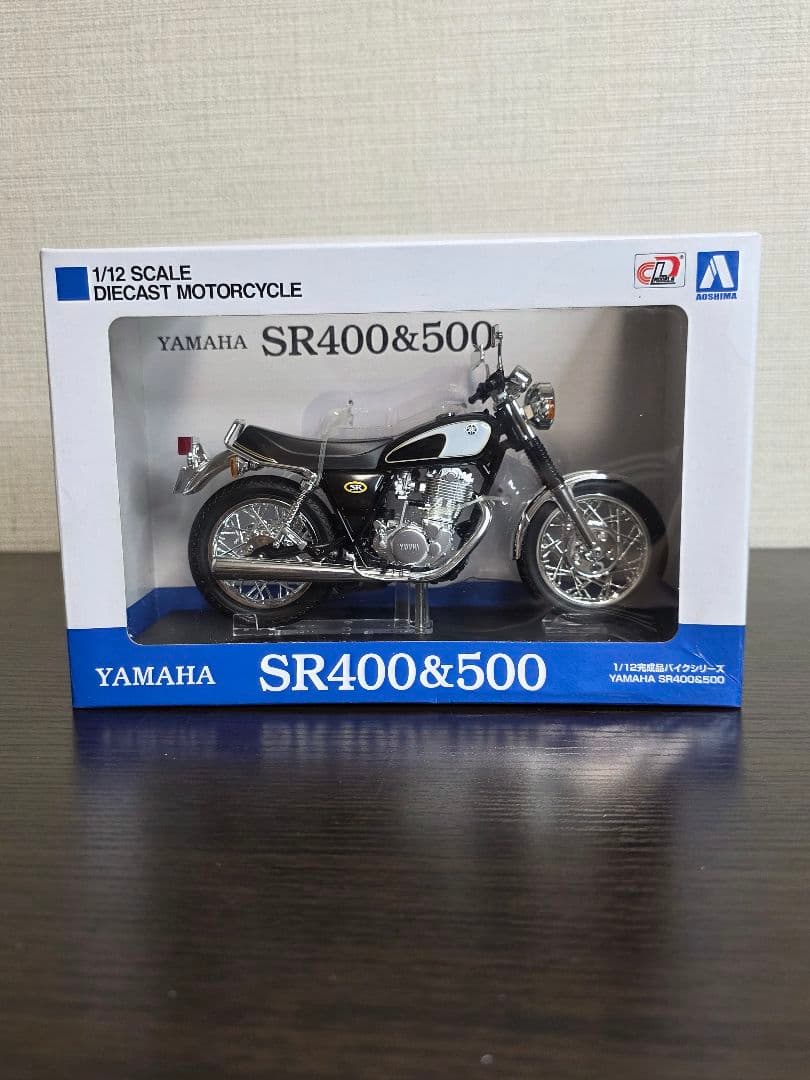 YAMAHA SR400&500 1/12スケール ダイキャストモーターサイクル