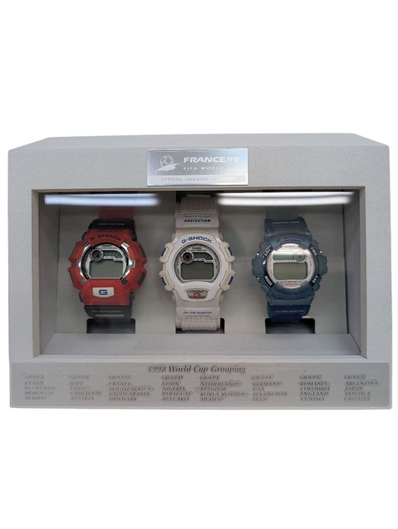 【希少品】カシオ G-SHOCK 98 ワールドカップ 限定 3本セット 電池切