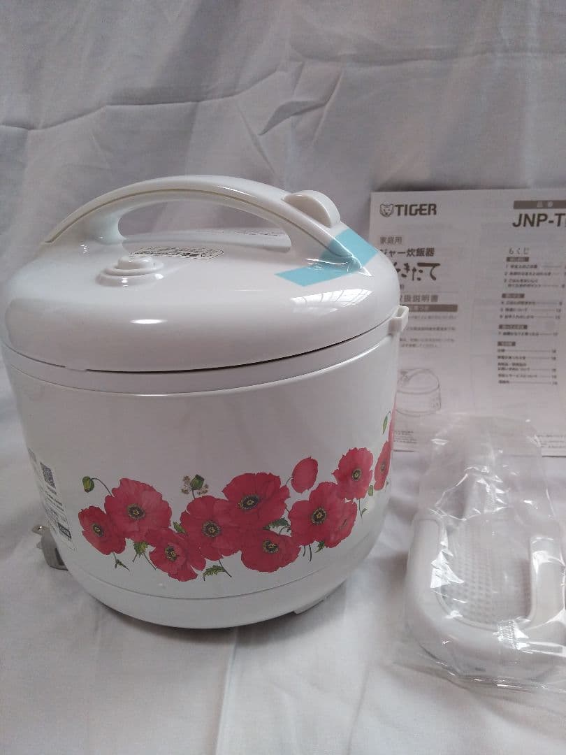 タイガー魔法瓶 復刻 花柄(ポピー) 炊飯器 JNP-T055
