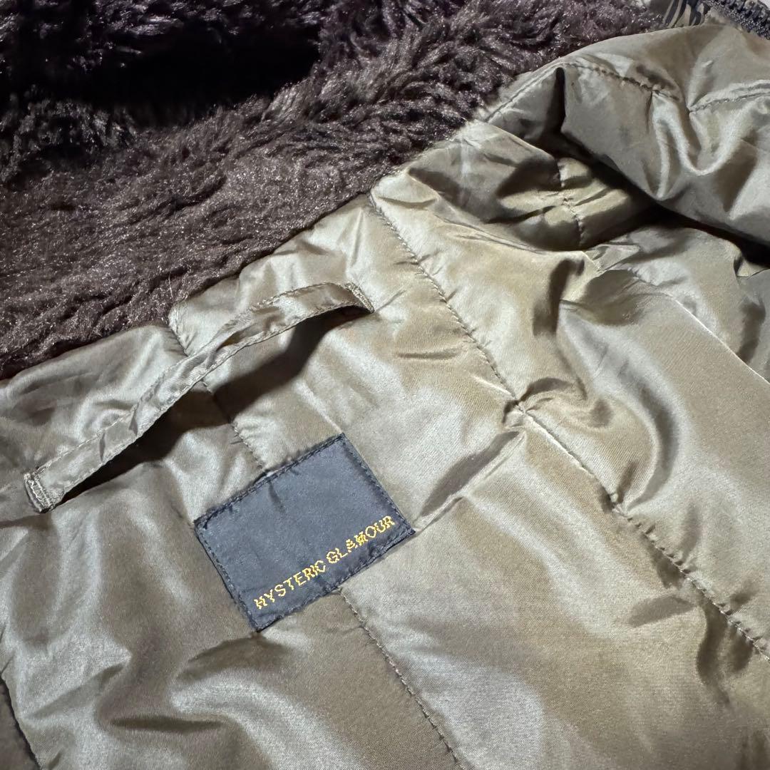 ヒステリックグラマー ダウンジャケット 迷彩 N-3B プリマロフト 木村拓哉