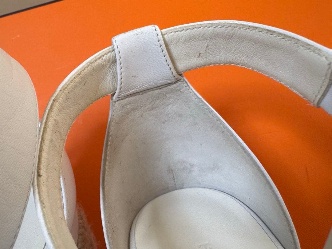 エルメス　HERMES エスパドリーユ エルダ　37