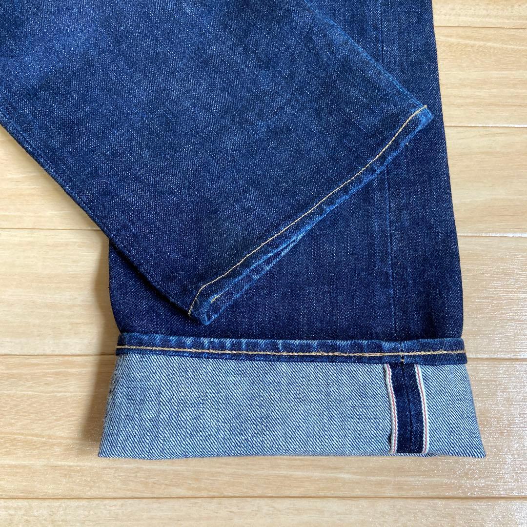 W36ジャパンブルー ジーンズ　濃紺ストレッチデニム