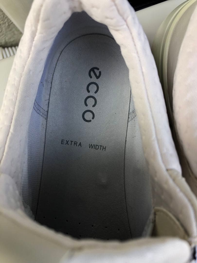 325番超美品ECCO XTENCAゴルフシューズ38 24.0cmスパイクレス