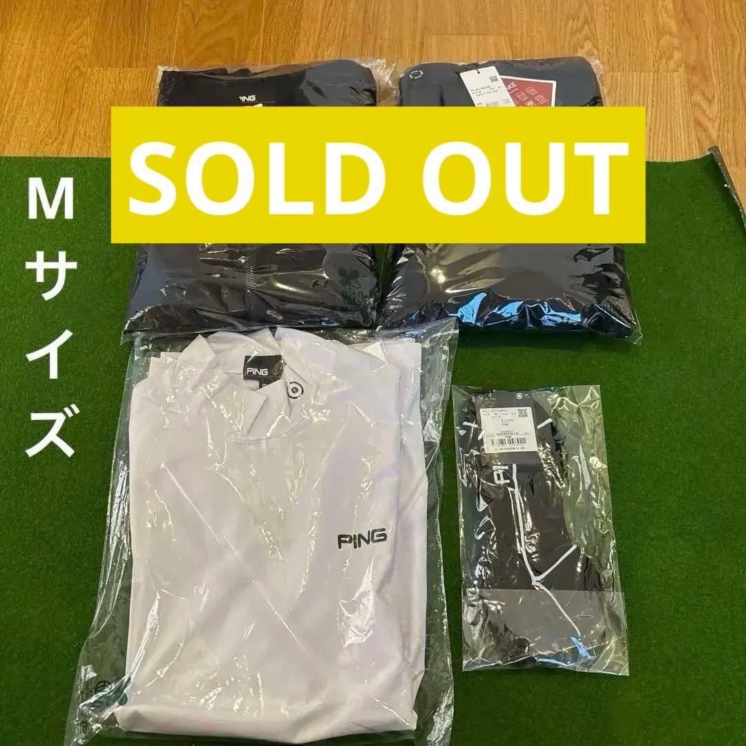 PING ピン　ゴルフウェア3点セット　お正月福袋 サイズM