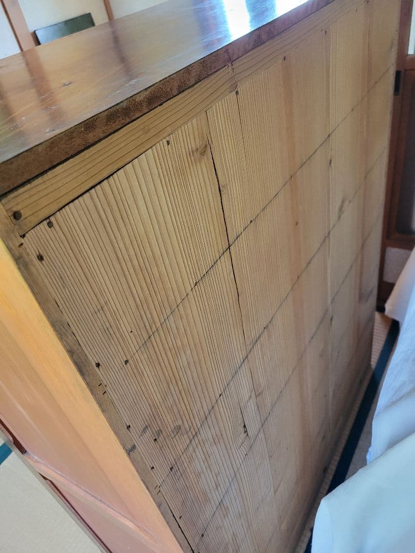 ✅訳あり/ 昭和レトロ 木製タンス 7引き出し ブラウン