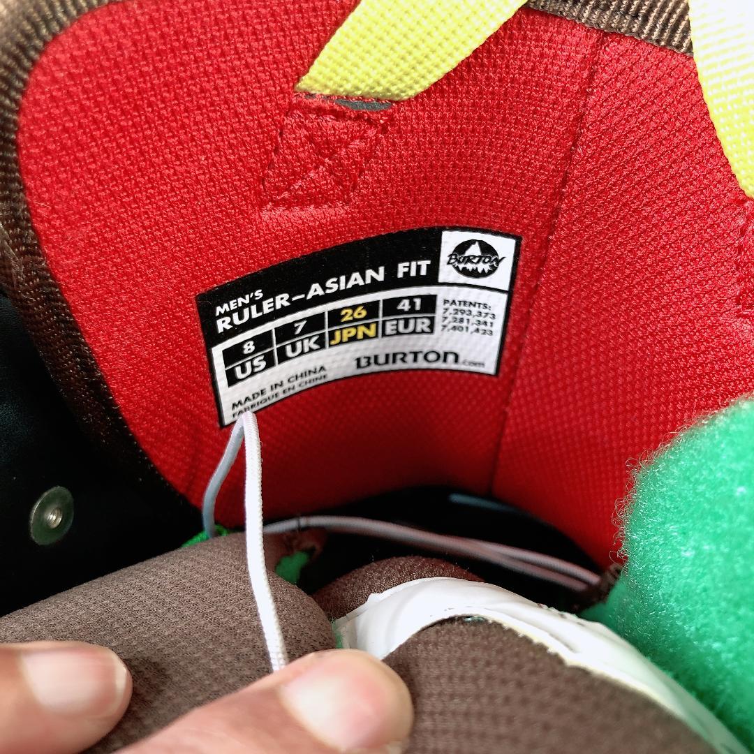 美品 BURTON RULER ASIAN FIT 26.0cm ブーツ