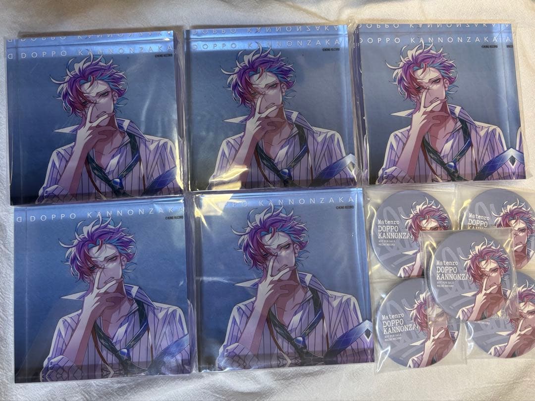 ヒプマイ　観音坂独歩　ELR CD特典　缶バッジ　アクリルブロック