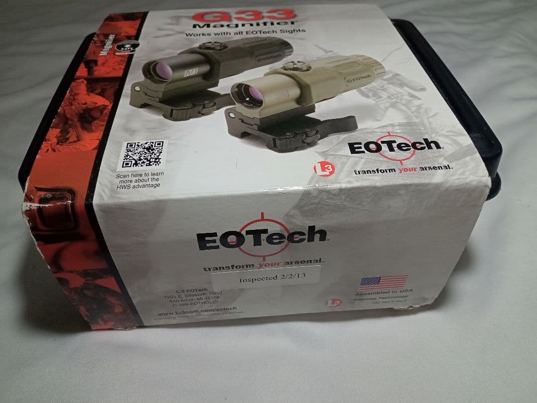 実物 EOTech イオテック G33 STS マグニファイアー ブースター 黒