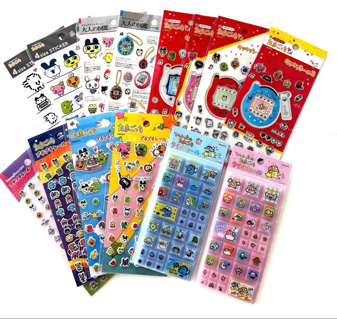 Tamagotchi たまごっちシール　正規品　おまとめ　14点