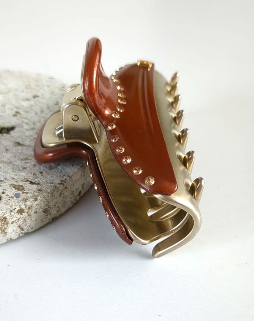 アレクサンドルドゥパリ*ラインストーン　ヘアクリップ*