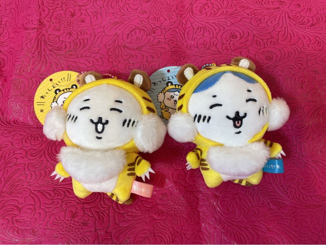 【タグ付き】虎さんマスコット ちいかわ ハチワレ 2個セット