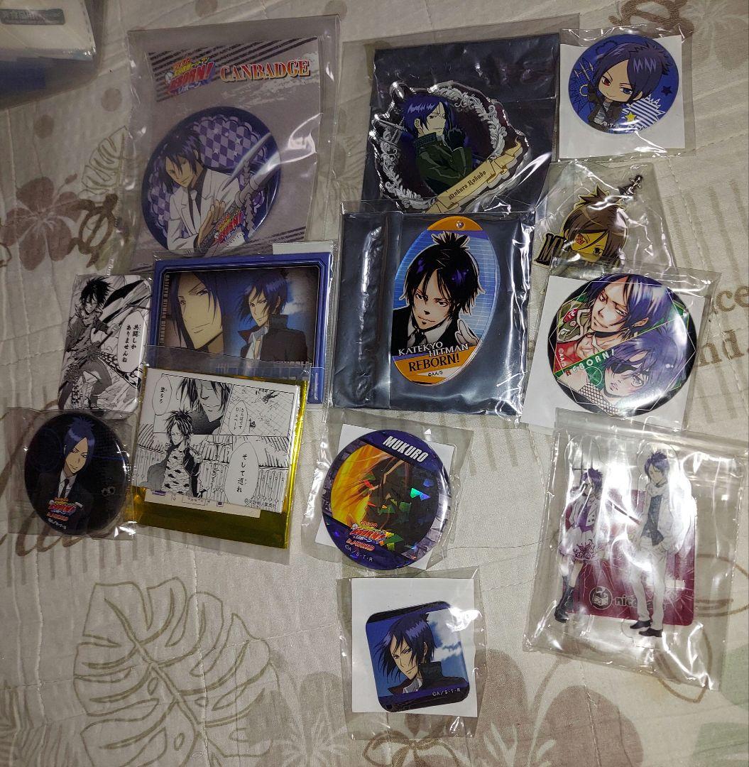 六道骸 クローム 家庭教師ヒットマンREBORN 缶バッジ　アクスタ