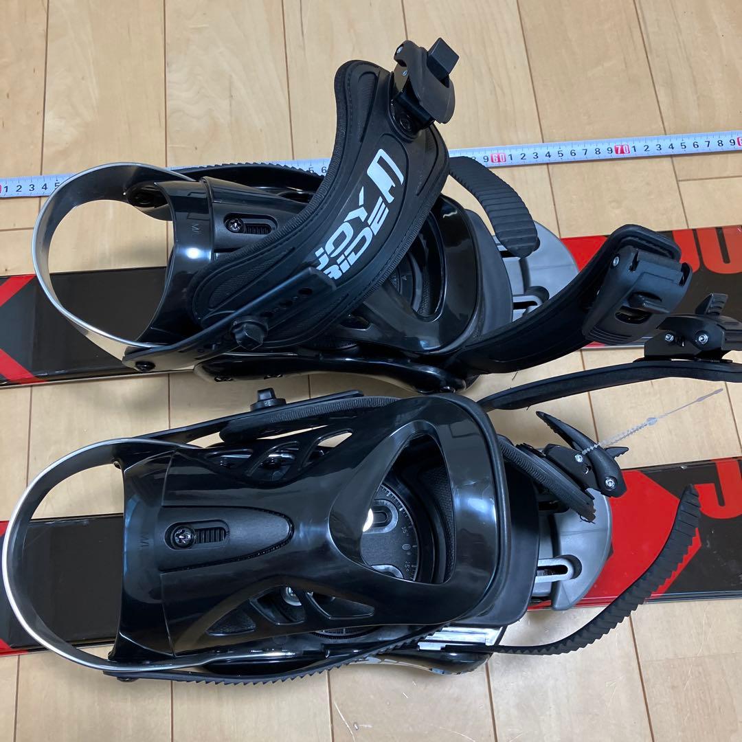 MID990 スキー 黒 赤 ビンディング付き 約100cm