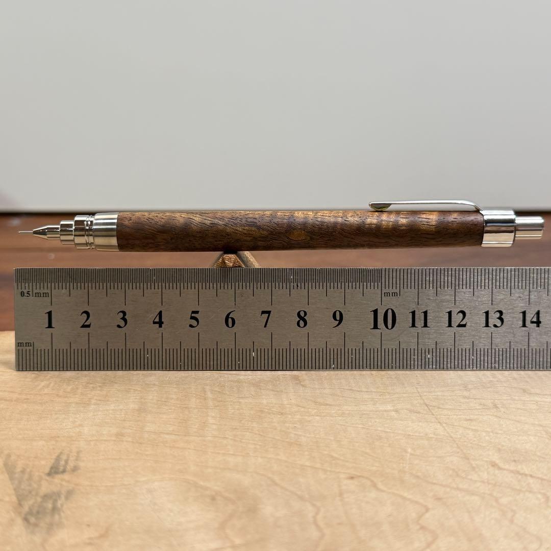 159ハワイアンコアカーリー　木製シャーペン　最強低重心　ステンレス　濃いめ