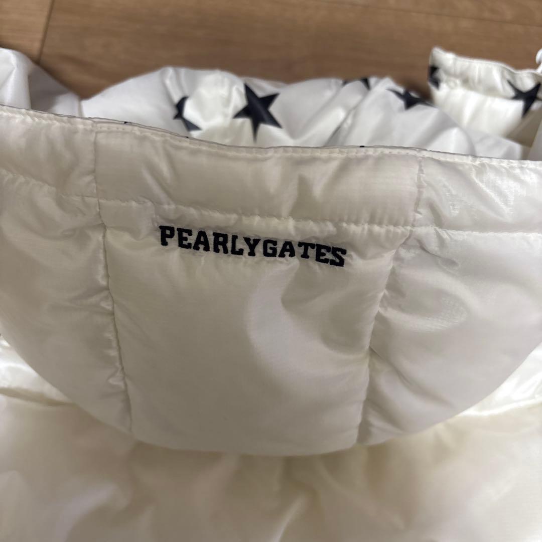 PEARLY GATES リバーシブル星柄ダウンジャケット